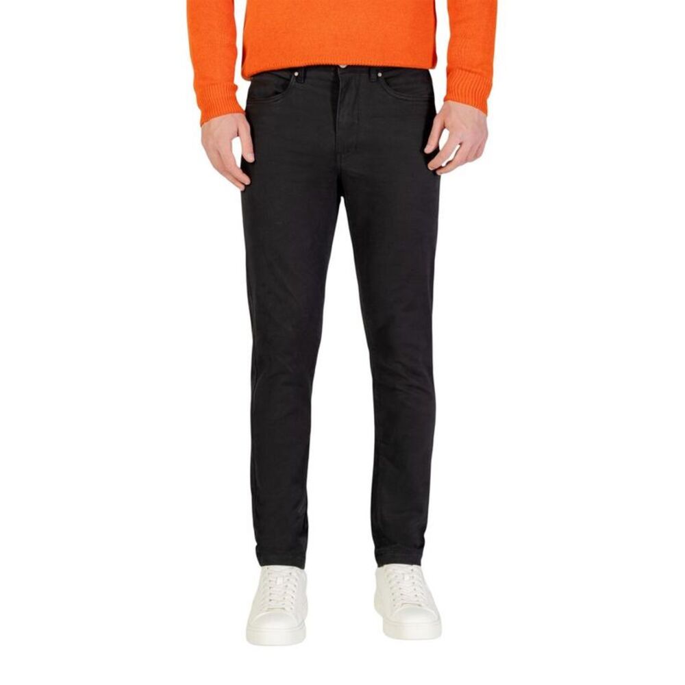 Borghese Gray Cotton Skinny Men's Pants
